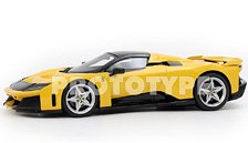 Ferrari F80 Giallo Modena - silver wheels (ミニカー)