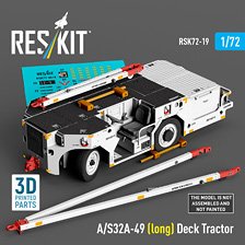 アメリカ海軍 A/S32A-49 艦載牽引トラクターw/エアスターター (プラモデル)