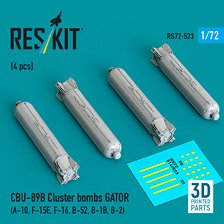 CBU-89B `ゲーター` クラスター爆弾 (4個入) (プラモデル)