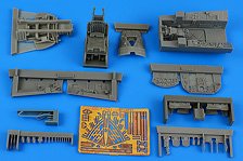 F-104A Starfighter cockpt set - late v. (for Italeri) (Plastic model)
