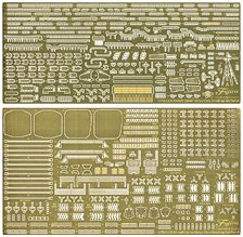 Photo-Etched Parts for IJN Aircraft Carrier Amagi (Plastic model)