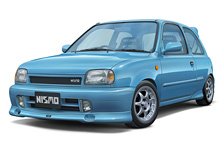 NISSAN MARCH (K11) with NISMO Parts w/NISMO 40th Anniversary Assembled Case (Model Car)
