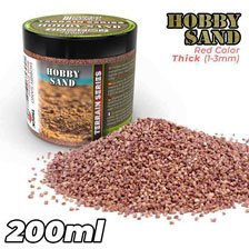 Thick Hobby Sand Red (200ml) (Material)