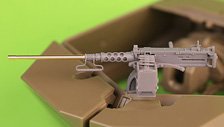 WWII アメリカ ブローニングM2HB .50口径(12.7mm)機関銃セット D70627揺架/D68375小型弾倉付(M10駆逐戦車用) (プラモデル)