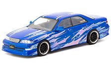 VERTEX Toyota Mark II JZX100 Blue Metallic (ミニカー)