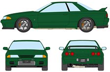 BUILT BY LEGENDS Mine`s Skyline GT-R(BNR32) オリベグリーン (ミニカー)