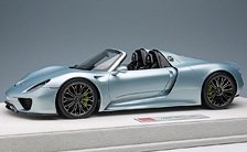 Porsche 918 Spyder 2011 リキッドメタルクロームブルー (ミニカー)