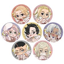 Tokyo Revengers Trading Can Badge (Angel / Ver. B) (Set of 7) (Anime Toy)