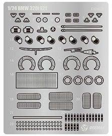 BMW 320 E21 Turbo Gr.5 1980 DRM Zolder Westphalia Cup Winner Detail Up Parts (Accessory)