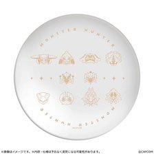 Monster Hunter Mon Defo Melamine Plate Plain (Anime Toy)