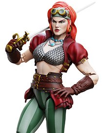 Hero H.A.C.K.S./ Legendary Steampunk Adventure: Red Sonja 1/12 Action Figure (Completed)