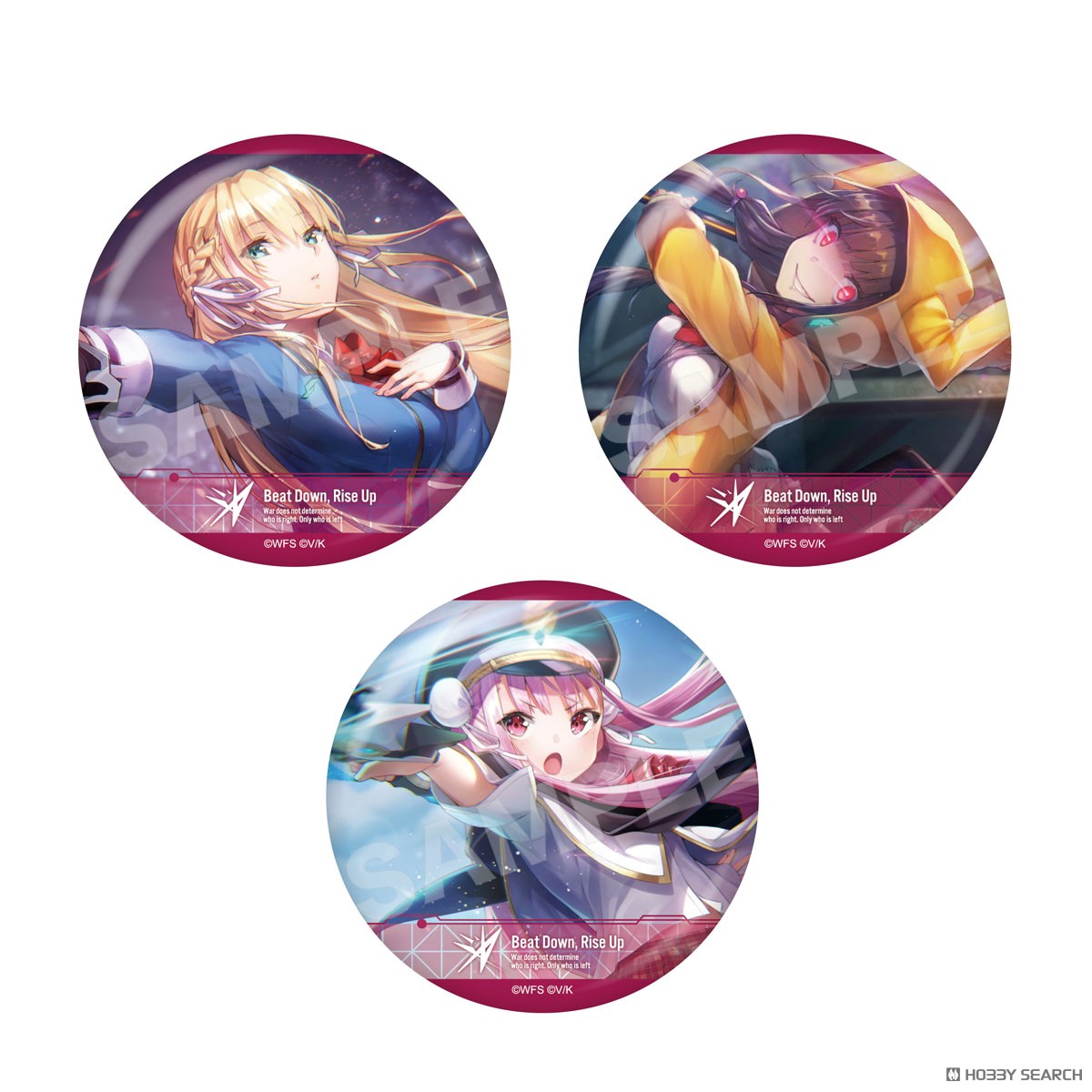 ヘブンバーンズレッド 缶バッジ 01 第31A部隊 (6個セット) (キャラクターグッズ) 商品画像3