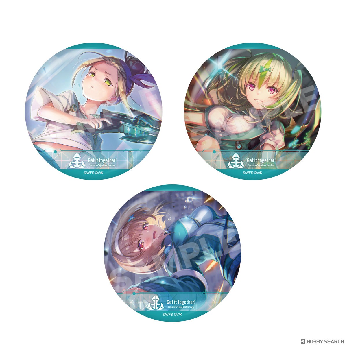 ヘブンバーンズレッド 缶バッジ 06 第31E部隊 (6個セット) (キャラクターグッズ) 商品画像3