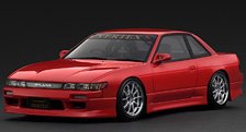 VERTEX S13 Silvia Red (ミニカー)