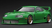 Toyota Supra (A80) TRD 3000GT Green (ミニカー)