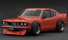 Mazda Savanna (S124A) Semi Works Orange (ミニカー)