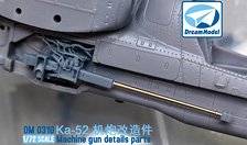 Kamov KA-52 Machine gun detail up parts (for Dream Model) (Plastic model)