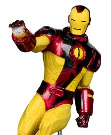 Marvel Comics - 1/6 Scale Posed Figure with Scene: #009 Iron Man (John Romita Jr. / Iron Man Vol.1 #256) (Completed)