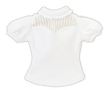 AZO2 Decollete See-through Tops White (Fashion Doll)