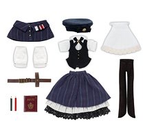 Picco D [Mimy Garden Naturalis Historia] Luria Costume set Navy (Fashion Doll)