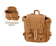1/12 Picco D `Mimi Garden Natural History` Traveling Bag Camel Brown (Fashion Doll)