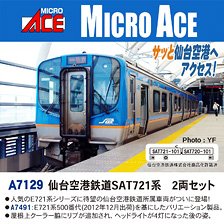仙台空港鉄道SAT721系 2両セット (2両セット) (鉄道模型)