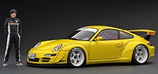 RWB 997 Yellow With Mr. Nakai (ミニカー)