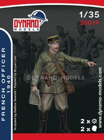 40 - French officer (Plastic model)