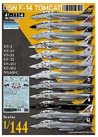 USN F-14A/B/D Tomcat (Decal)