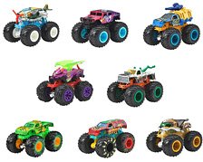 Hot Wheels Monster Trucks Assort 1:64 983G (set of 8) (Toy) (Diecast Car)