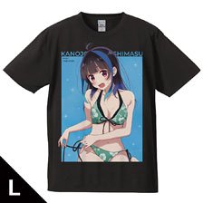 彼女、お借りします Tシャツ 八重森みに 水着ver. Lサイズ (キャラクターグッズ)