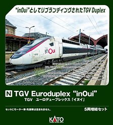 TGV Euroduplex `inOui` Additional Five Car Set (Add-on 5-Car Set) (Model Train)