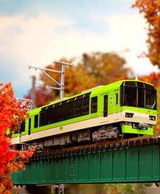 [Limited Edition] Eizan Electric Railway Series 900 `Aomomiji Kirara` (Maple Green) (Model Train)