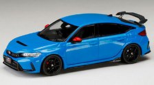 Honda Civic TYPE R (FL5) RACING BLACK Package Geinuine Customized Ver. Racing Blue Pearl (Diecast Car)