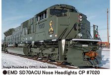 (N) EMD SD70ACU Nose Headlights CP #7020 ★外国形モデル (鉄道模型)