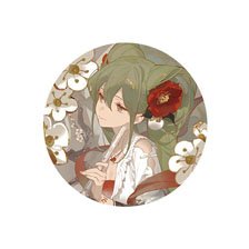 Hatsune Miku Pinback Button: Meihua Sannong Ver. (Anime Toy)