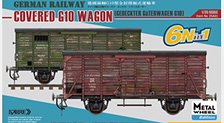 ドイツ有蓋貨車 G10 - 金属車輪版 (プラモデル)