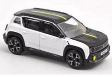 Renault 4 E-Tech Electric 2025 Glacia White / Black (Diecast Car)