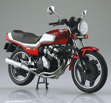 Honda CBX400F キャンディアラモアナレッド/パールシェルホワイト (ミニカー)