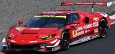 UNI-ROBO BLUEGRASS FERRARI VELOREX GT300 SUPER GT 2025 Y.Katayama - R.Merhi Muntan (Diecast Car)