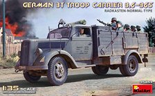 GERMAN 3T TROOP CARRIER 3,6-36S RADKASTEN-NORMAL-TYPE (Plastic model)