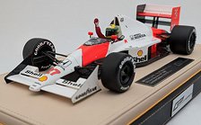マクラーレン MP4/5B 1990 モナコGP ウィナー No.27 A.セナ ドライバー付 (ワールドチャンピオンシリーズ専用ベース) (ミニカー)