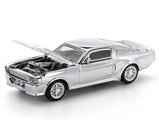 シェルビー マスタング GT500 シルバークローム (ミニカー)