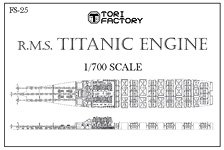 RMS Titanic Engine Room Set (Plastic model)