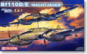 WW.II ドイツ空軍 Bf110D/E 夜間戦闘機 (プラモデル)