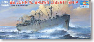アメリカ海軍 リバティシップ 「ジョン・W･ブラウン」 (プラモデル)