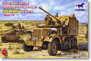 German Diana 5t Half-track 7.62cm Antitank Self-Propelled Artillery (Plastic model)