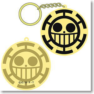 One Piece Heart Pirates Rubber Key Ring (Anime Toy)