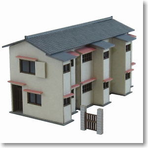 [Miniatuart] Good Old Diorama Series : Apartment Building B (Unassembled Kit) (Model Train)