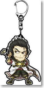 Samurai Warriors 3 Mini Chara Key Ring Shima Sakon (Anime Toy)